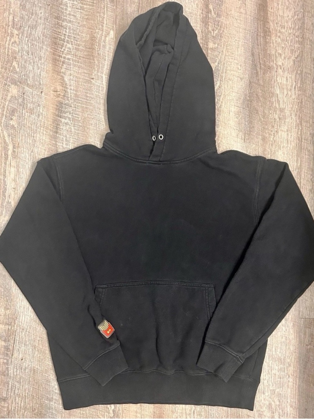 BTS McDonald’s Collab Black Pullover Hoodie Size M *Missing Drawstrings and tag
